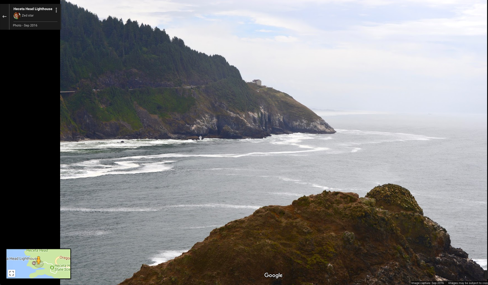 View from Heceta Head Lighthouse.