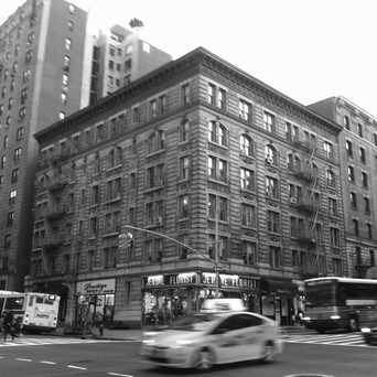 Where i grew up: 50 East 96th Street, corner of Madison Avenue, dubbed by the New York Times "Nevsky Prospekt" because of the many Russians who lived there.