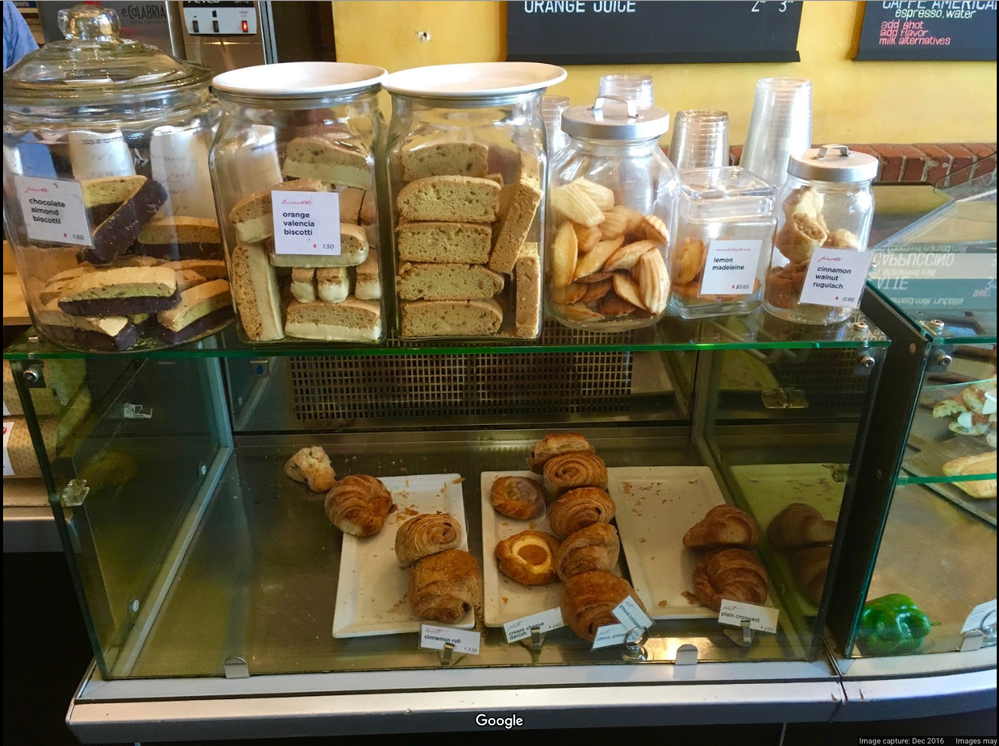 Choice  of pastries.