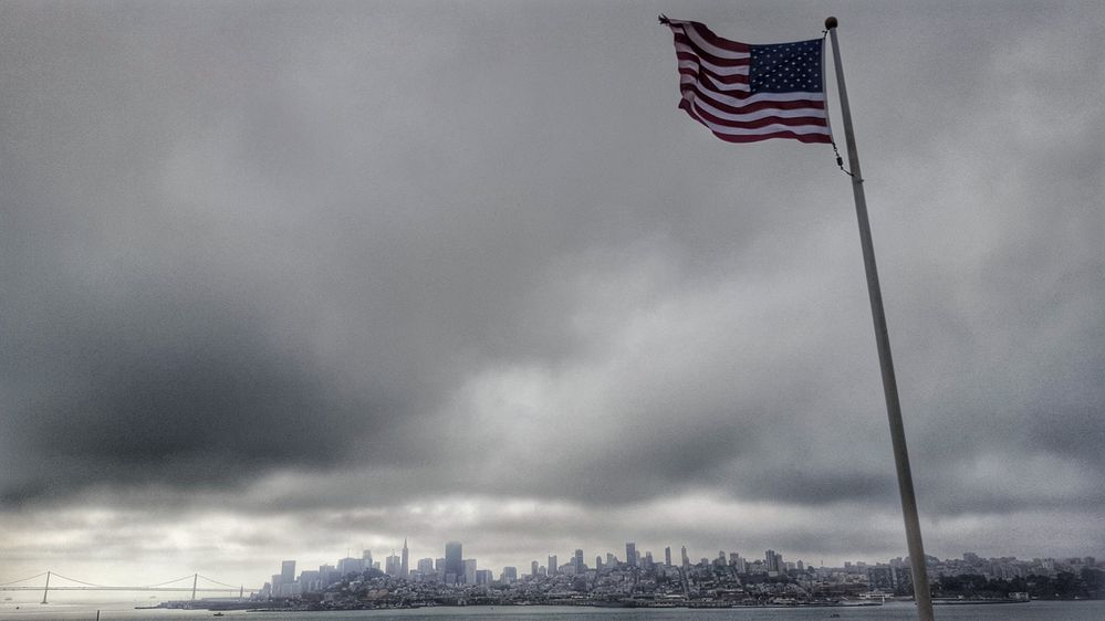 City view from Alcatraz. If the wind blew right, the prisoners could hear a breath of freedom