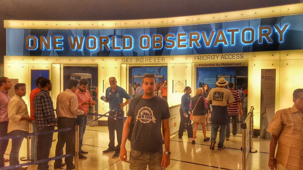 I am completing my own New York observatory bucket-list by entering the new One World Tower Observatory
