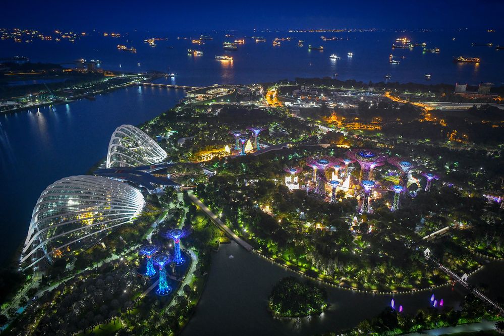 Singapore from the top