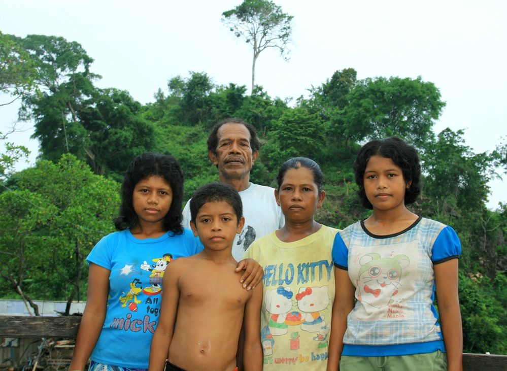 keluarga bapak Morin berasal dari Papua dan menetap hingga sekarang