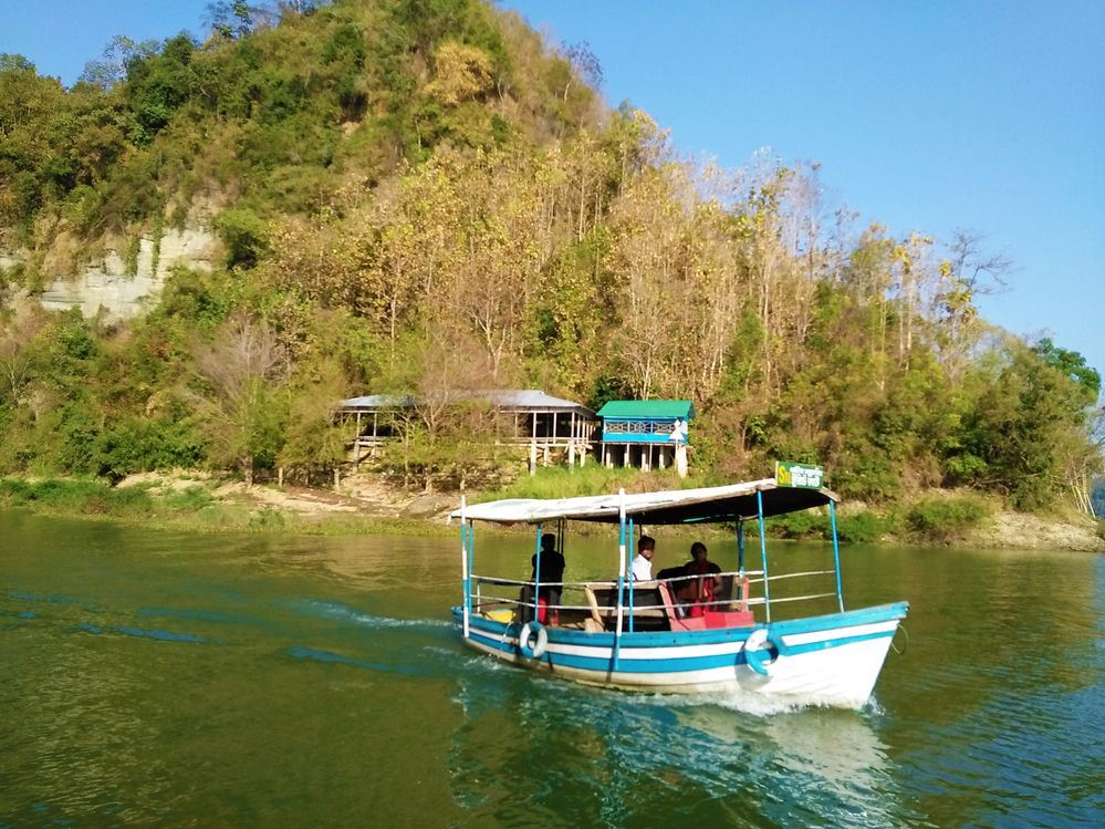 On Kaptai lake Boat Riding