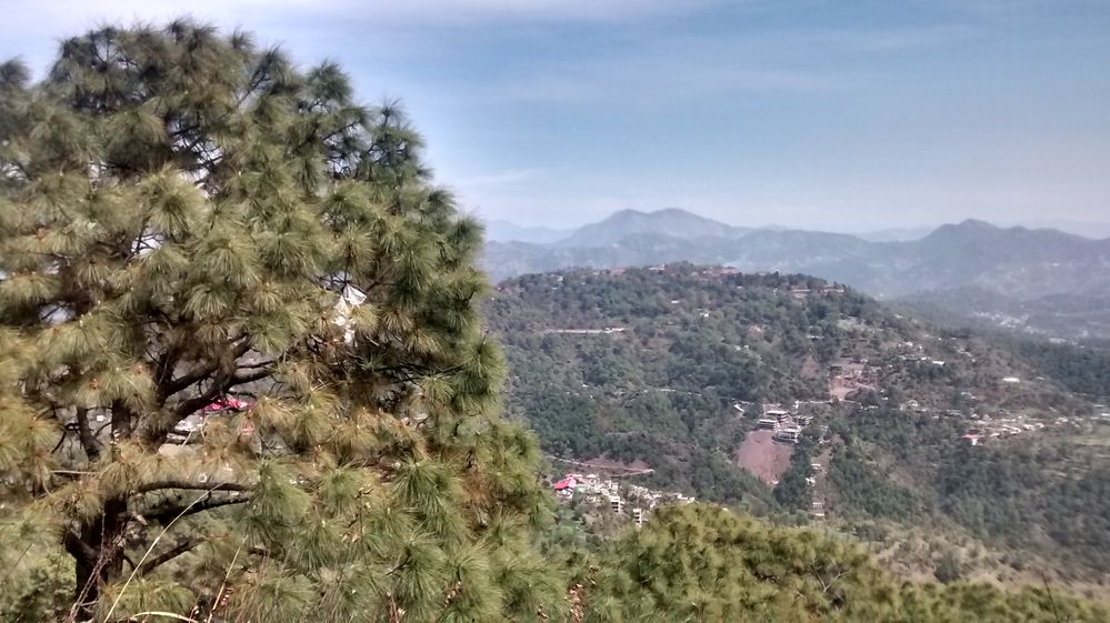 Hill view from kasauli