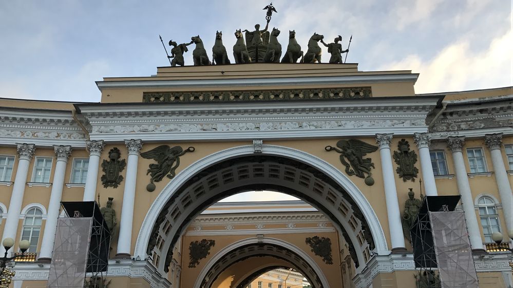 Palace gate, Saint Petersburg, Russia