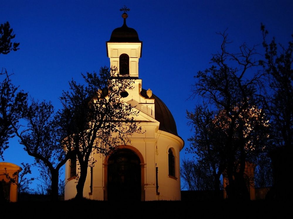 The chapel in the evening