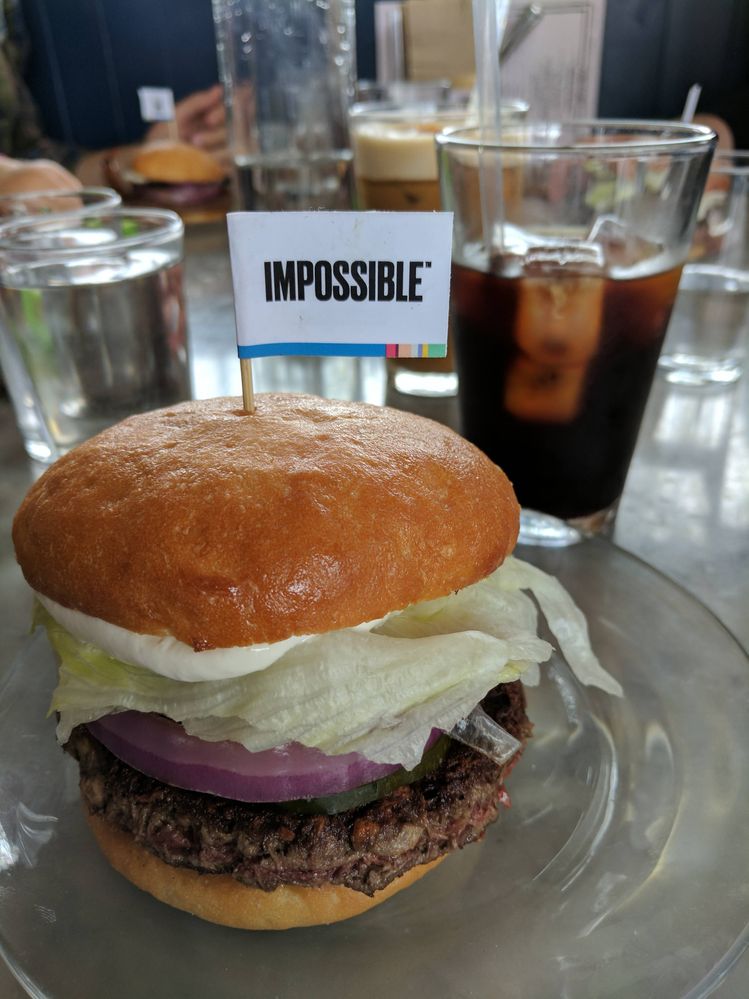Impossible burger at KronnerBurger!