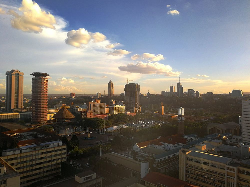 Nairobi in the evening