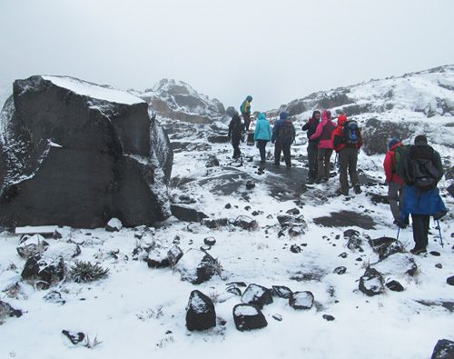 Montañismo en el Nevado Santa Isabel