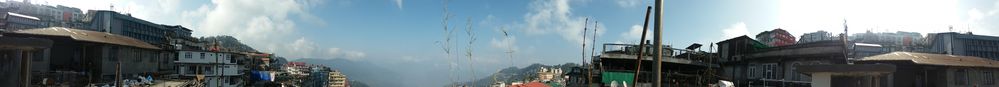 Panorama View from Darjeeling Hotel