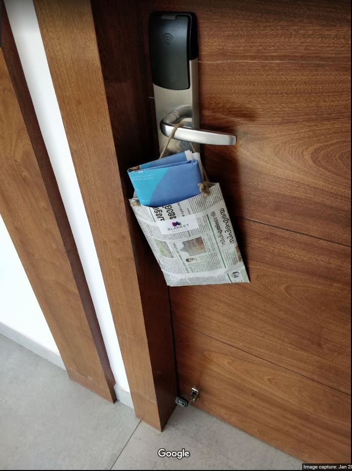 Eco Friendly Newspaper Delivery At Room