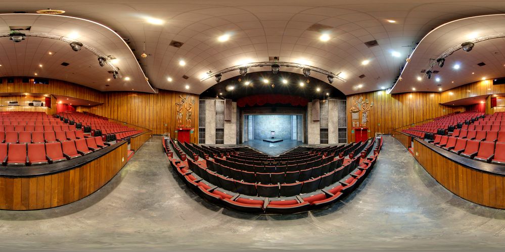 360º panoramic image of a theater.