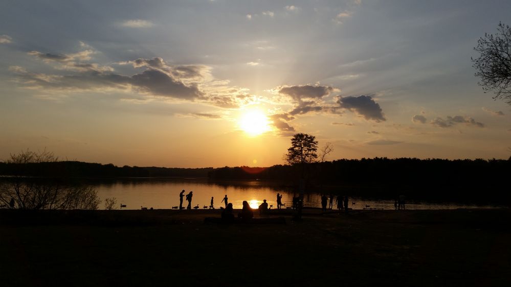 Sunset  at Loch Raven Reservoir, Baltimore, MD @ 7:16 PM on May 3rd 2015