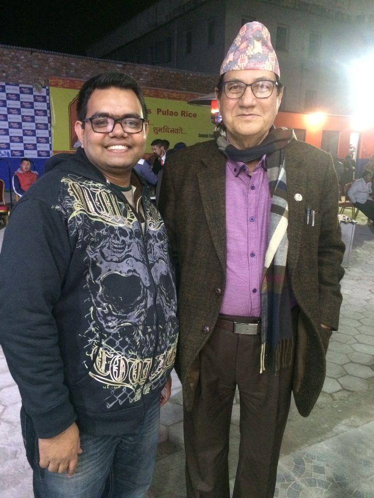 With One of Minister of Nepal