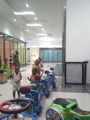Caption: Photo of some kids having fun with children play sets. Mapping pediatric hospitals in Lagos is a way to promote inclusion of children in the healthcare services.