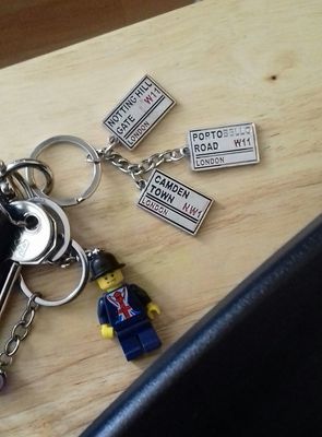 Nice keyring from an unusual souvenir and gift shop in Central London