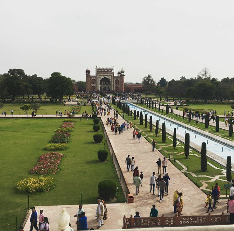 The Taj Mahal attracts 7–8 million visitors a year.
