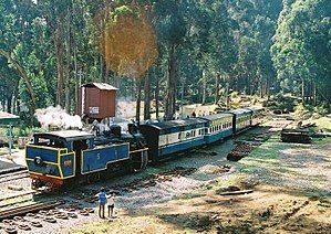 Nilgiris Heritage Train at Ketti Station