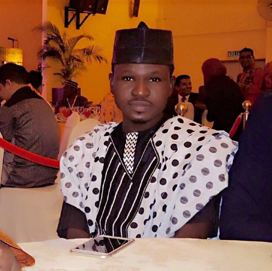 Caption: My Hausa/Fulani attire