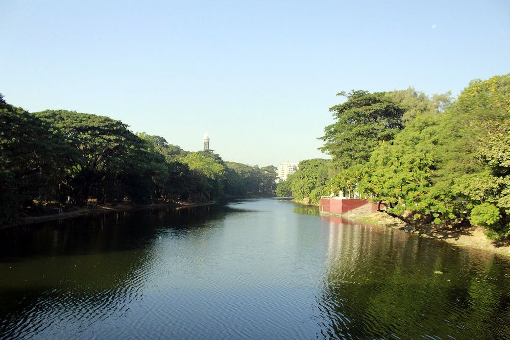 Beautiful Lake View in Dhanmondi Lake, Dhaka, Bangladesh