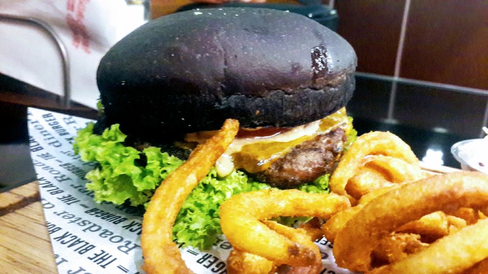 Black Burger - Roadster Diner, Byblos, Lebanon