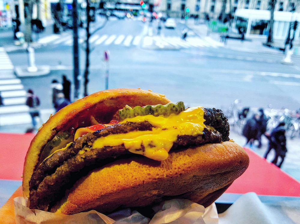 Double Bacon & Cheese - Burger King, Paris, France