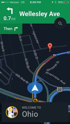 google maps ohio