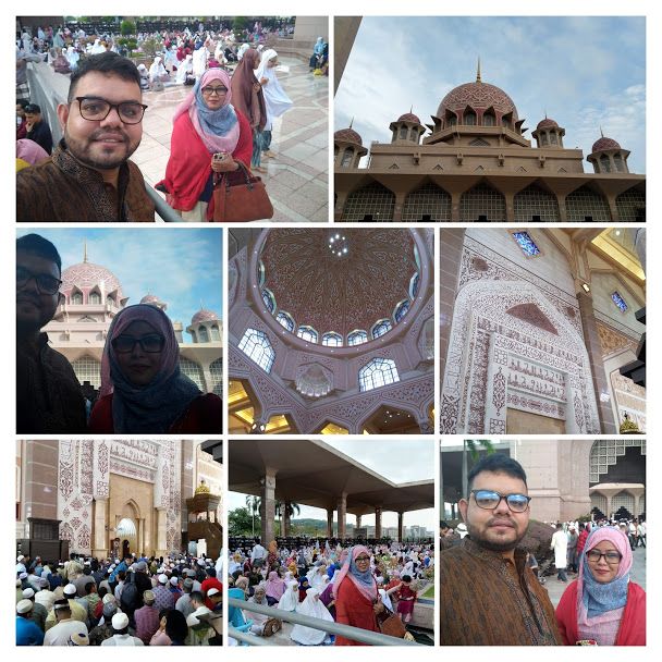 Before went to our meetoup me and LocalGuide  @SumaiyaZafrinC  performed our Eid Prayer