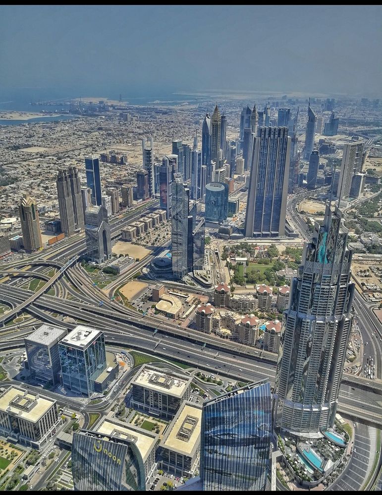 View of Dubai from Burj Khalifa