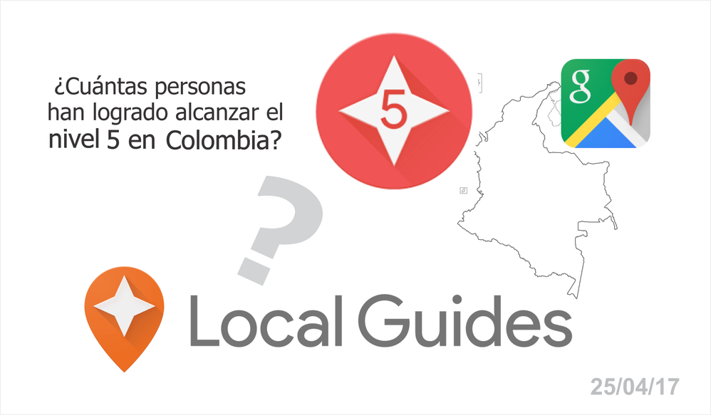 Banner local guides nivel 5 Colombia.