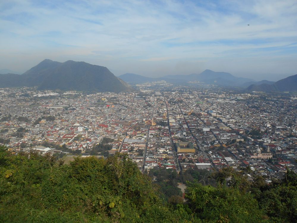 Vista de Orizaba, Veracruz, México, desde el Cerro del Borrego.