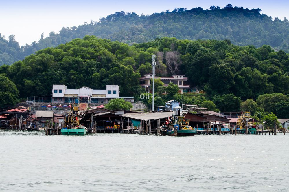 Local Fishermen village near Pangkor Island