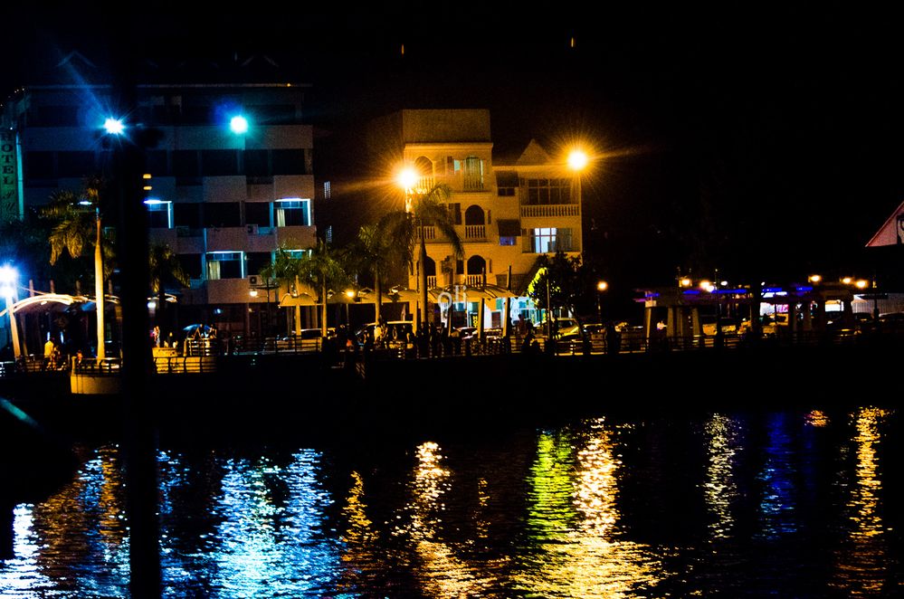 Pangkor Jetty Resorts at Night