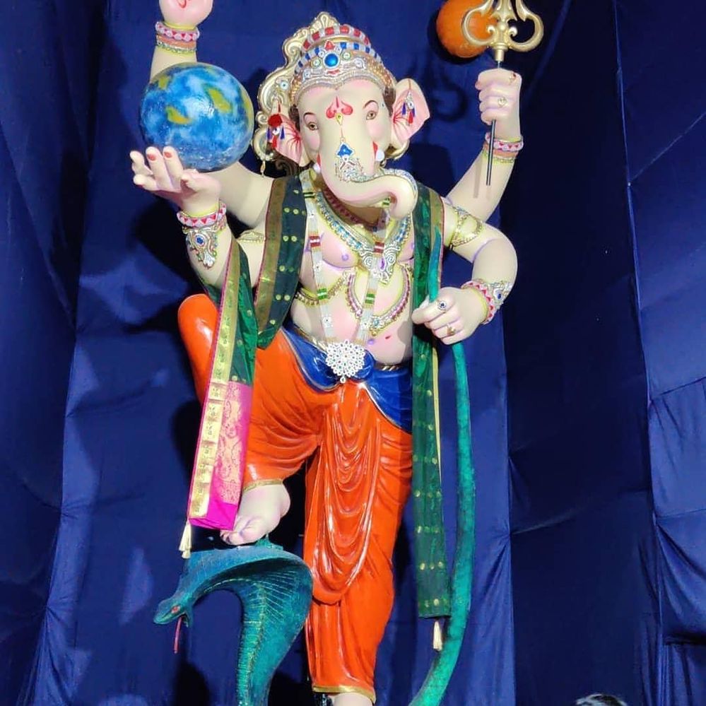 25feet Ganesh ji murti@khetwadi  Mumbai