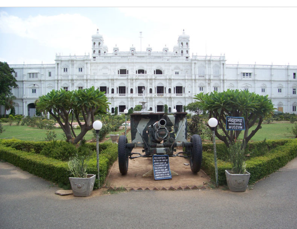 Front building jai vilas palace