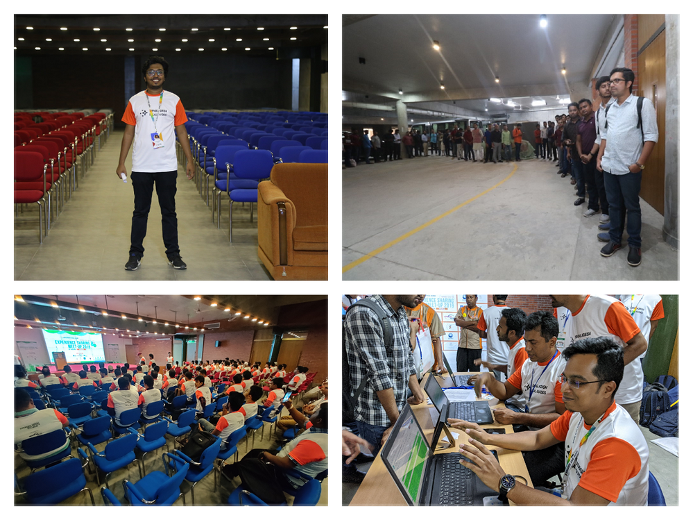 Caption: A collage of Behind the Scene of Experience Sharing Meet-Up