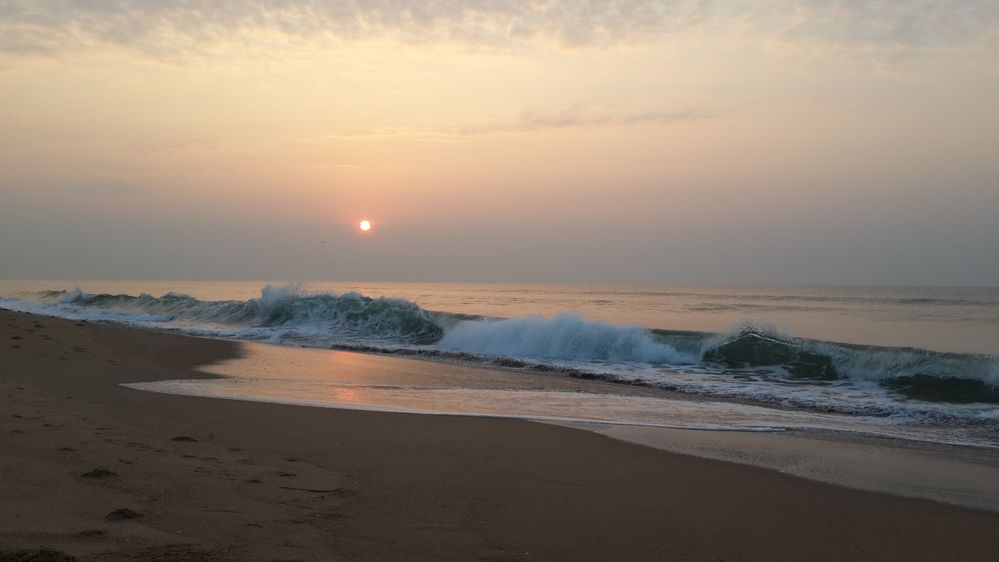 Sunrise from Puri Sea Beach