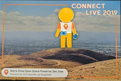 Connect live postcard with Pegman