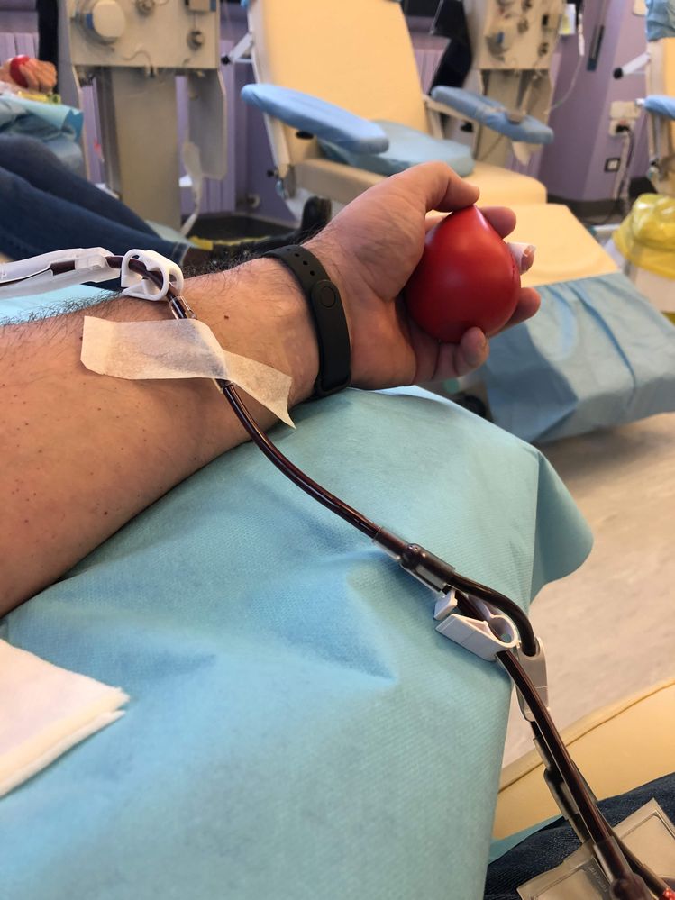 My 36th blood donation, photo by davidhyno