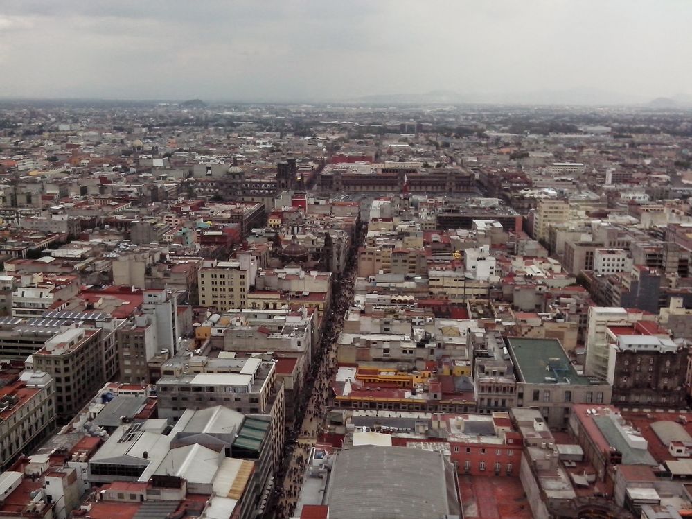 Vista desde lo alto de la torre latinoamericana