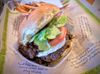 Yummy Chili Burger with Egg on Top from Burgerfi Leawood
