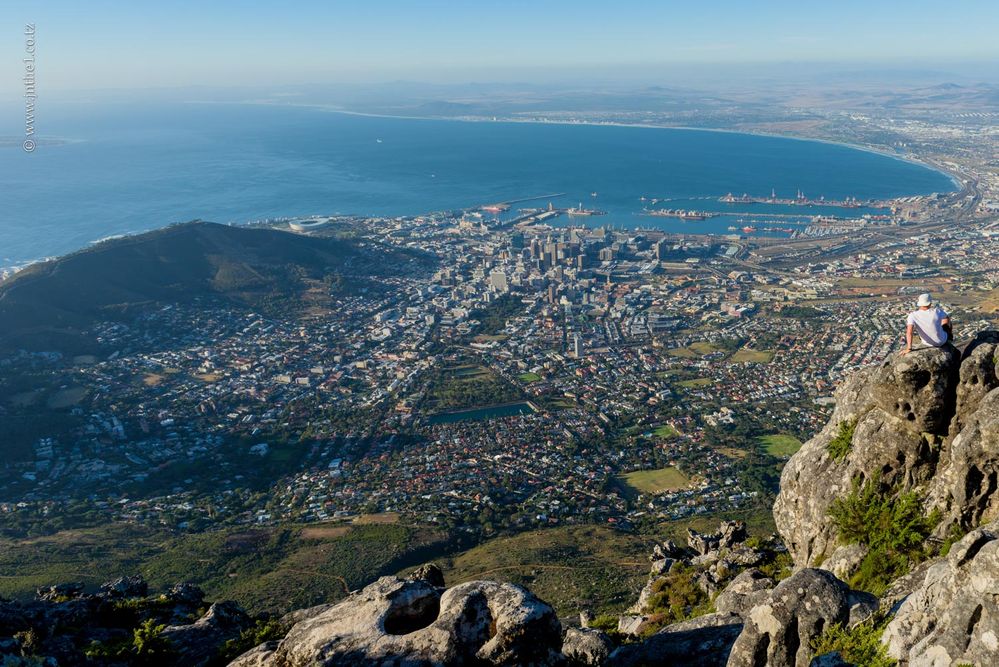 City view from Table Mountain