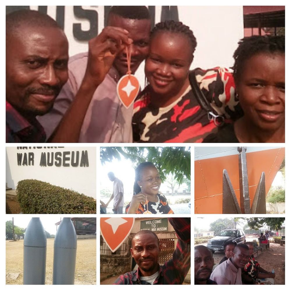 Caption: A photo collage of photos taken during the Umuahia Epic Meet up at the National War Museum Umuahia