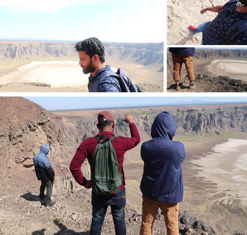 A photo from Al Waba crater