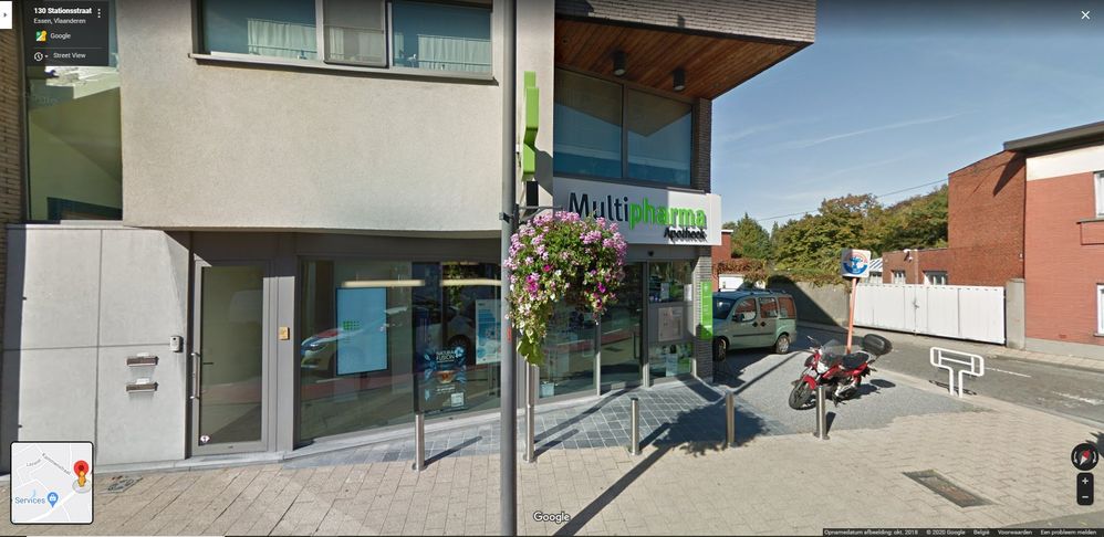 A screenshot of the StreetView image of a place on Maps where I recently changed the category (from drugstore to pharmacy)