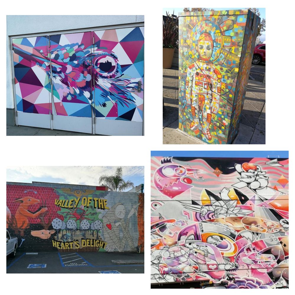 Collage of random street art in SJ.
