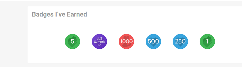 I earned the LocalGuides Summit17  Badge