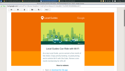 Google Local Guides gift
