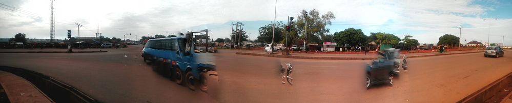 Panoramic view of refinery junction Kaduna